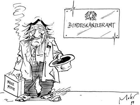 Kürzungen auch im Kanzler-Etat