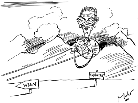 Aan bisserl weiter rechts, bitt´ schön!