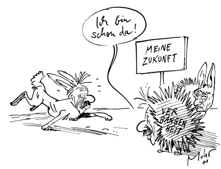 Hase und Igel (mit Hase-Igel)