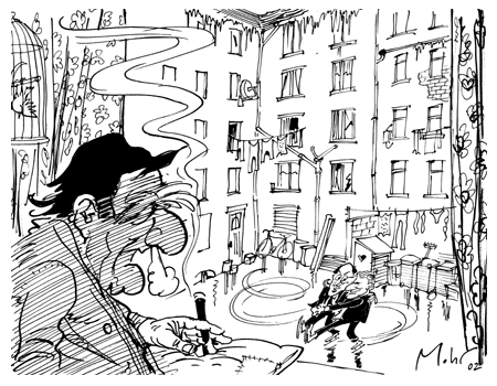 Hinterhöfisches Gehabe