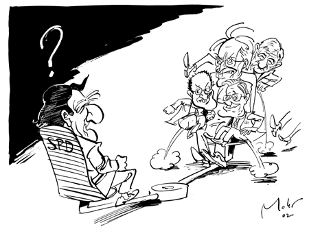 Kanzler kann nur eienr werden