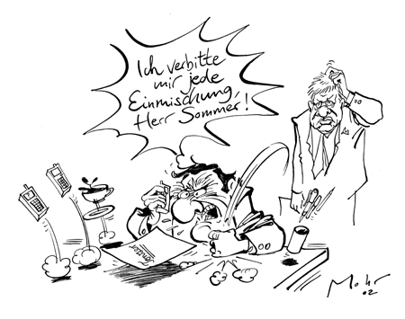Zoff im Kanzleramt