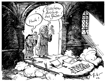 Thesen-Anschlag
