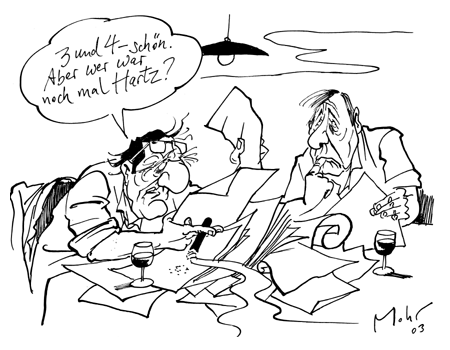 Der mit dem Papier