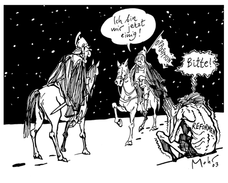 Sankt Merkel trifft Sankt Schröder