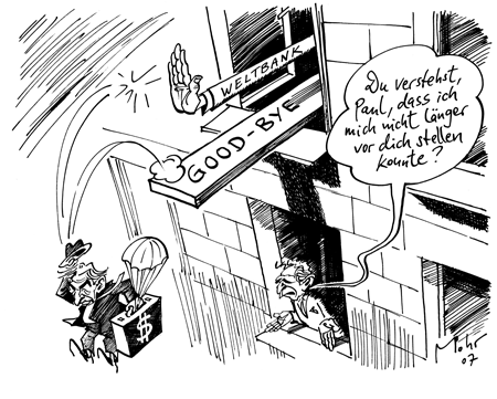 Absturz Wolfowitz