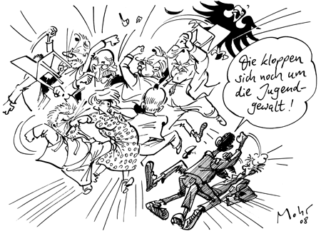 Der Streit eskaliert