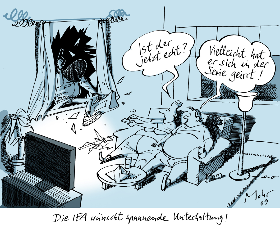 Die IFA wünscht spannende Unterhaltung!
