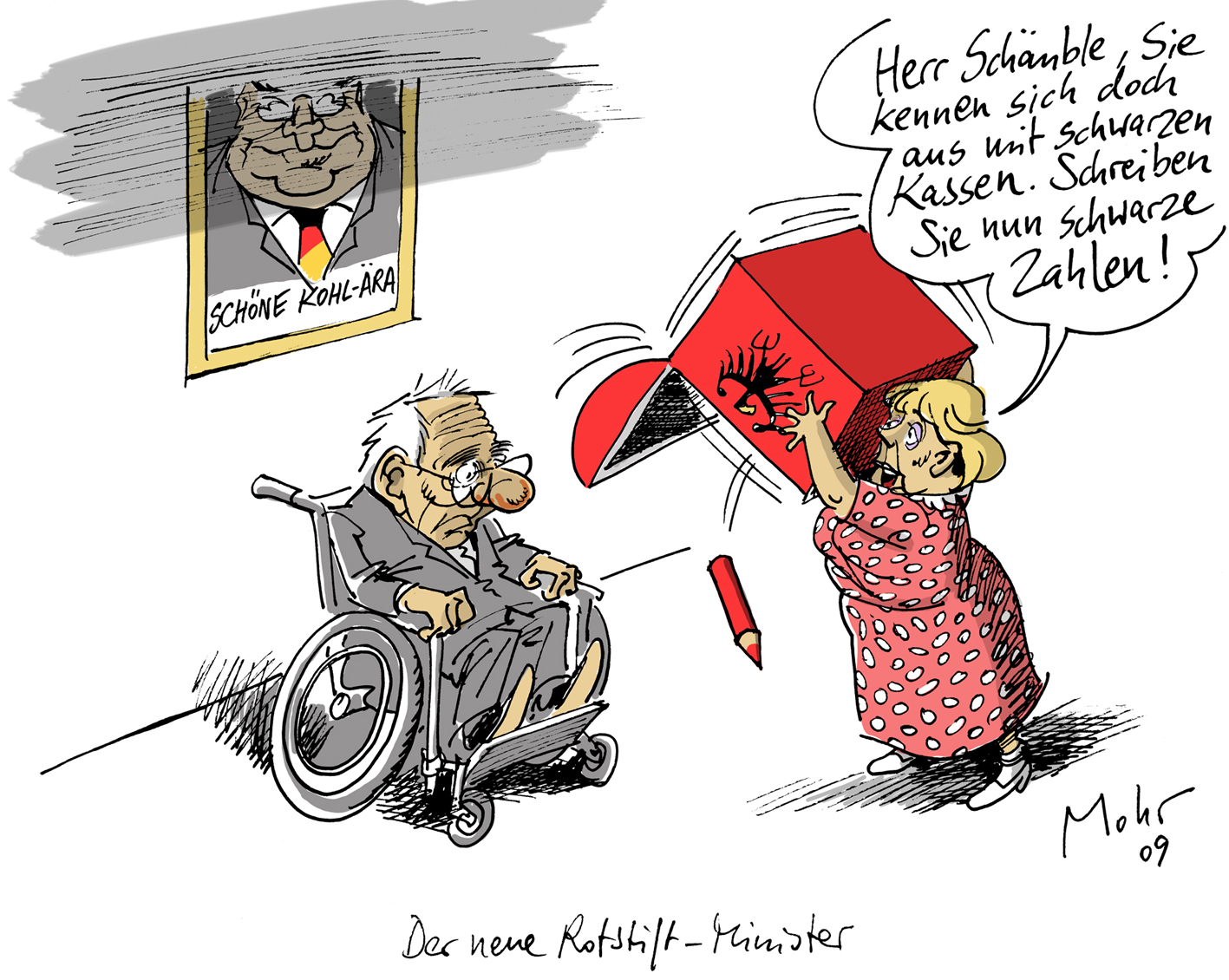 Der neue Rotstift-Minister