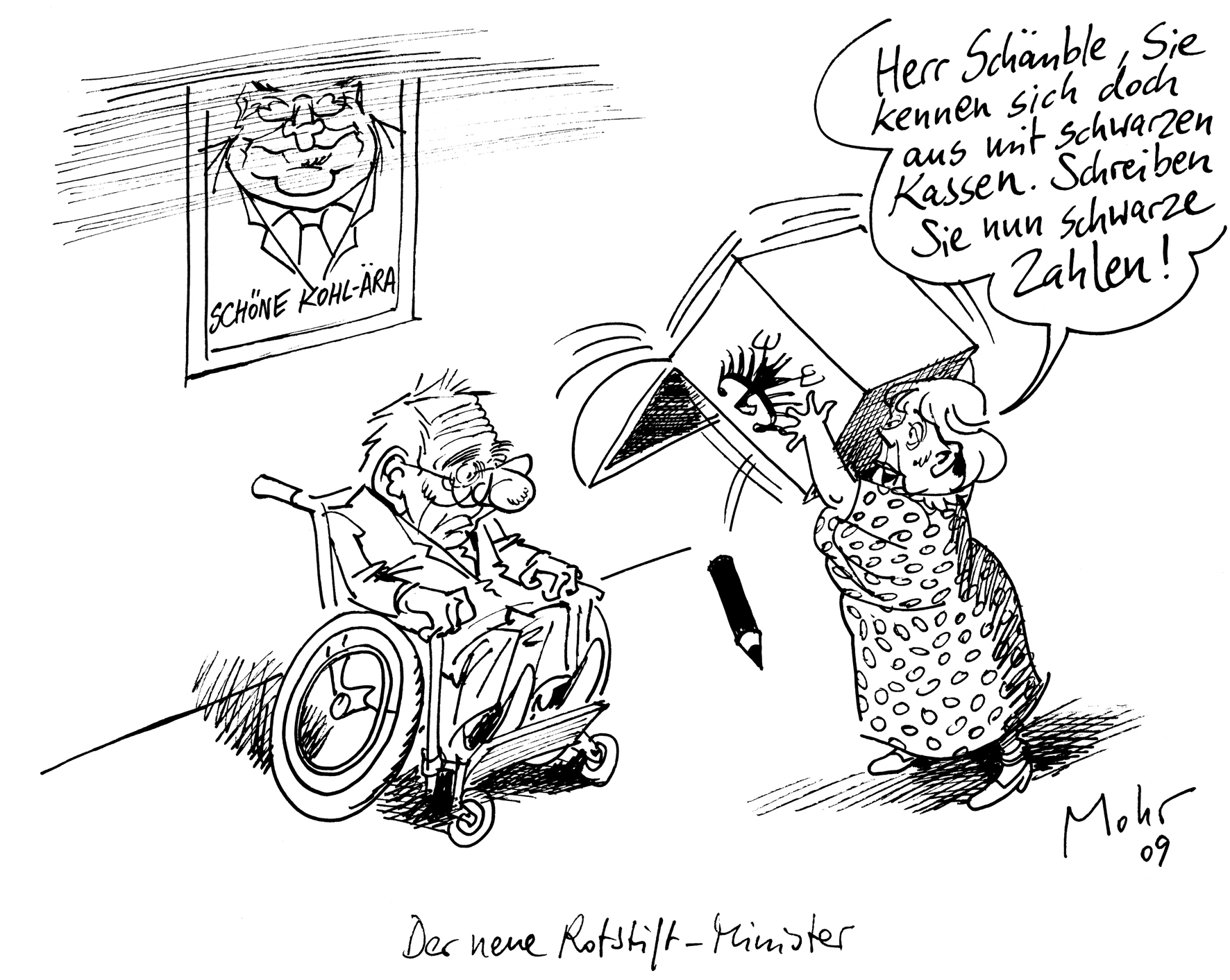 Der neue Rotstift-Minister