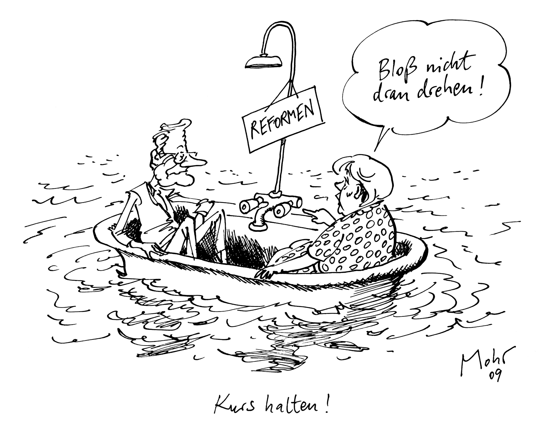 Kurs halten!
