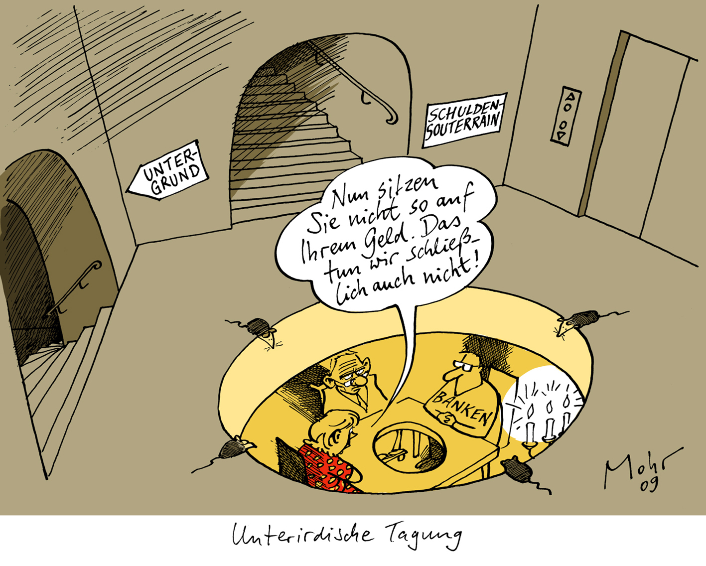 Unterirdische Tagung