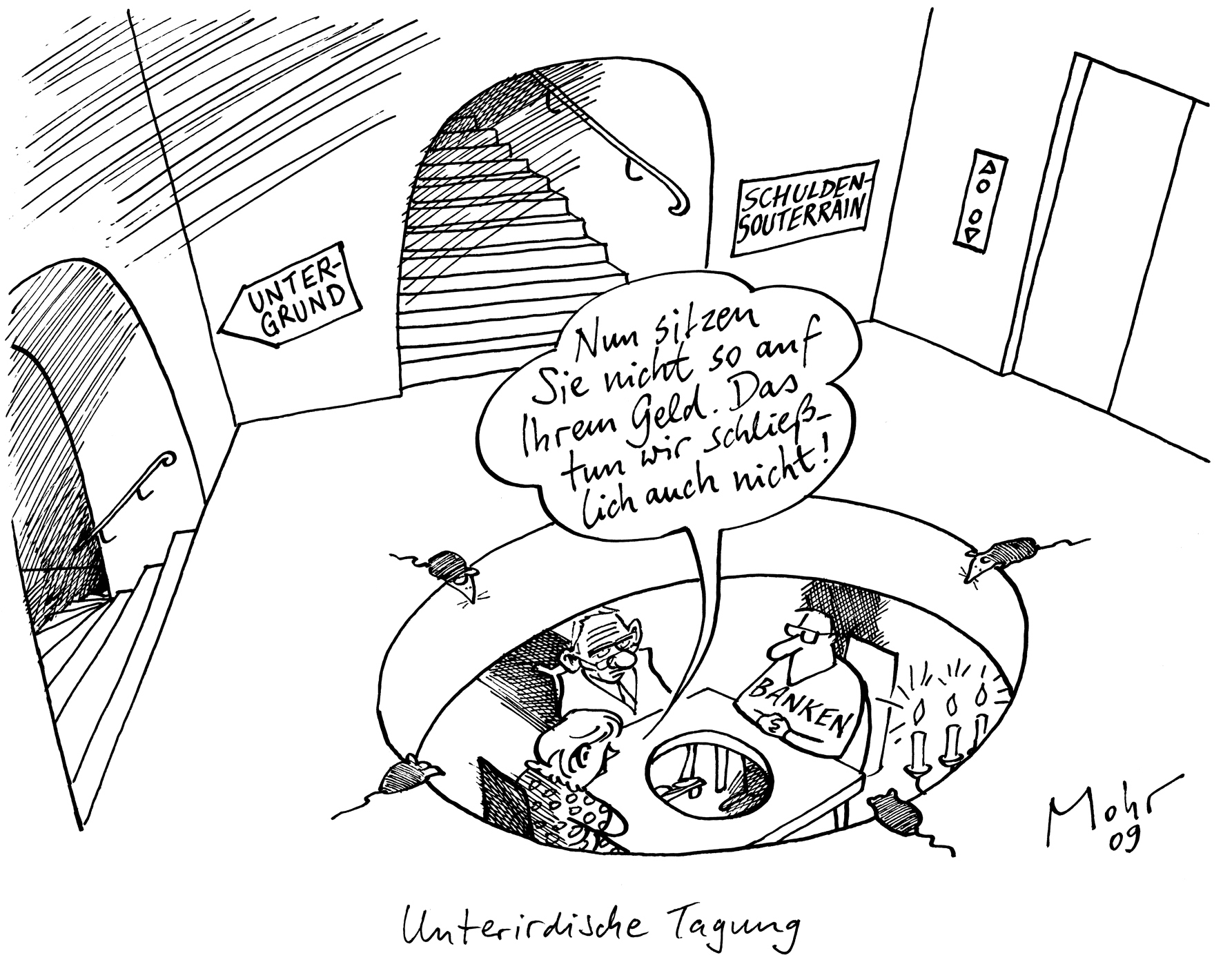 Unterirdische Tagung