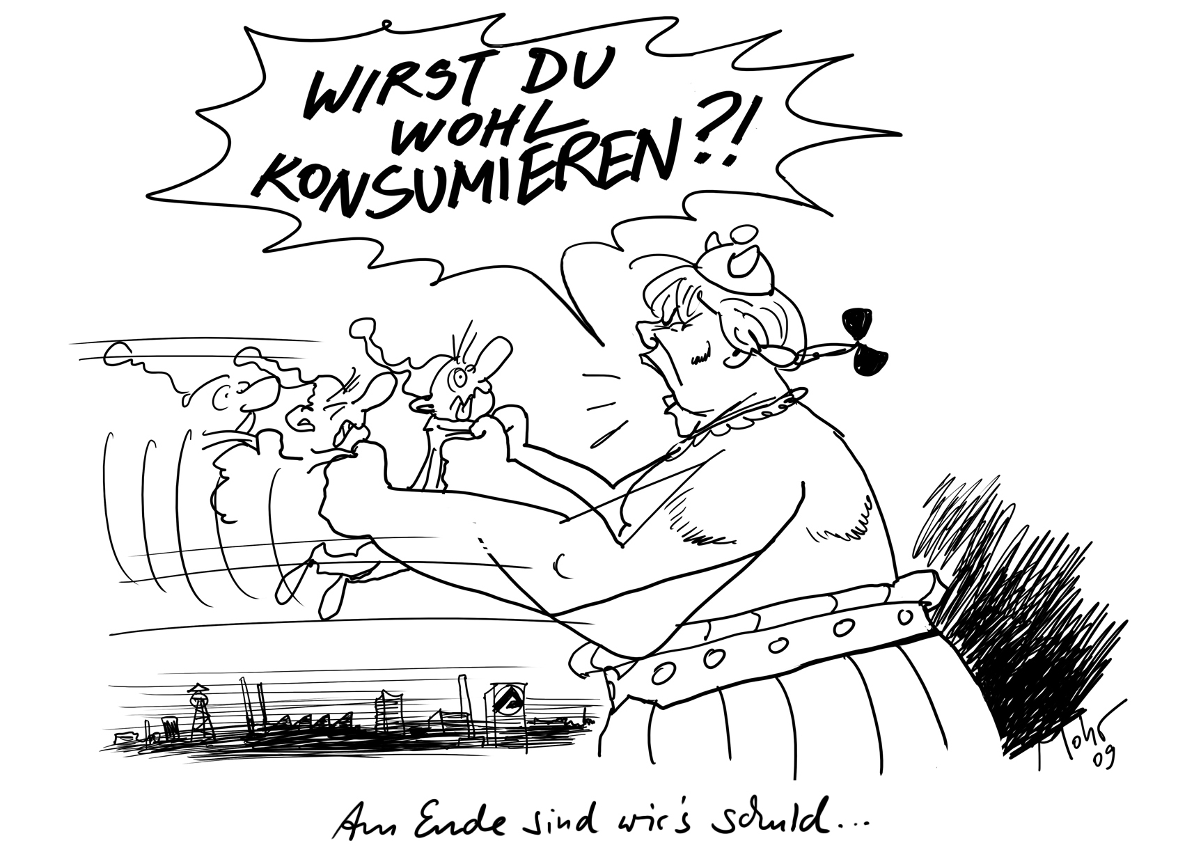 Am Ende sind wir's schuld...