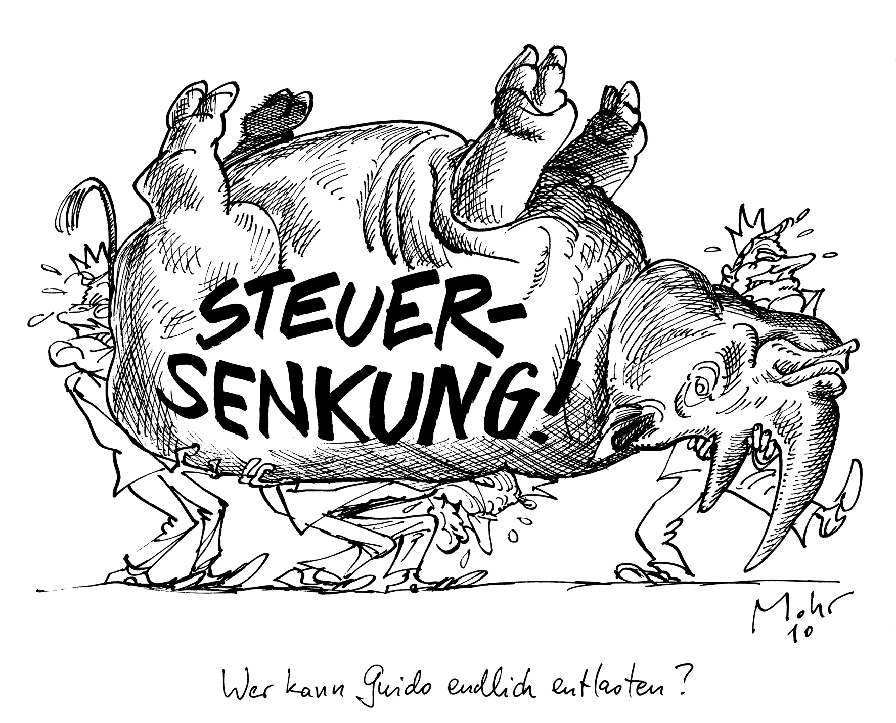 Wer kann Guido endlich entlasten?