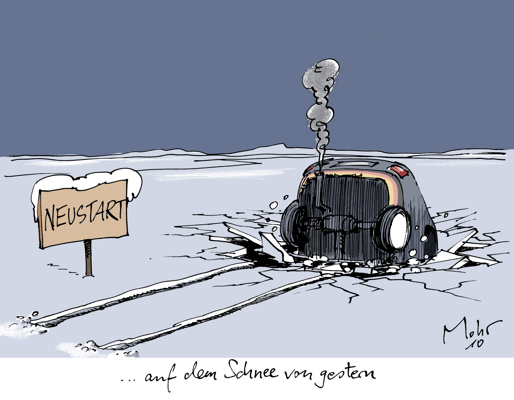 ... auf dem Schnee von gestern