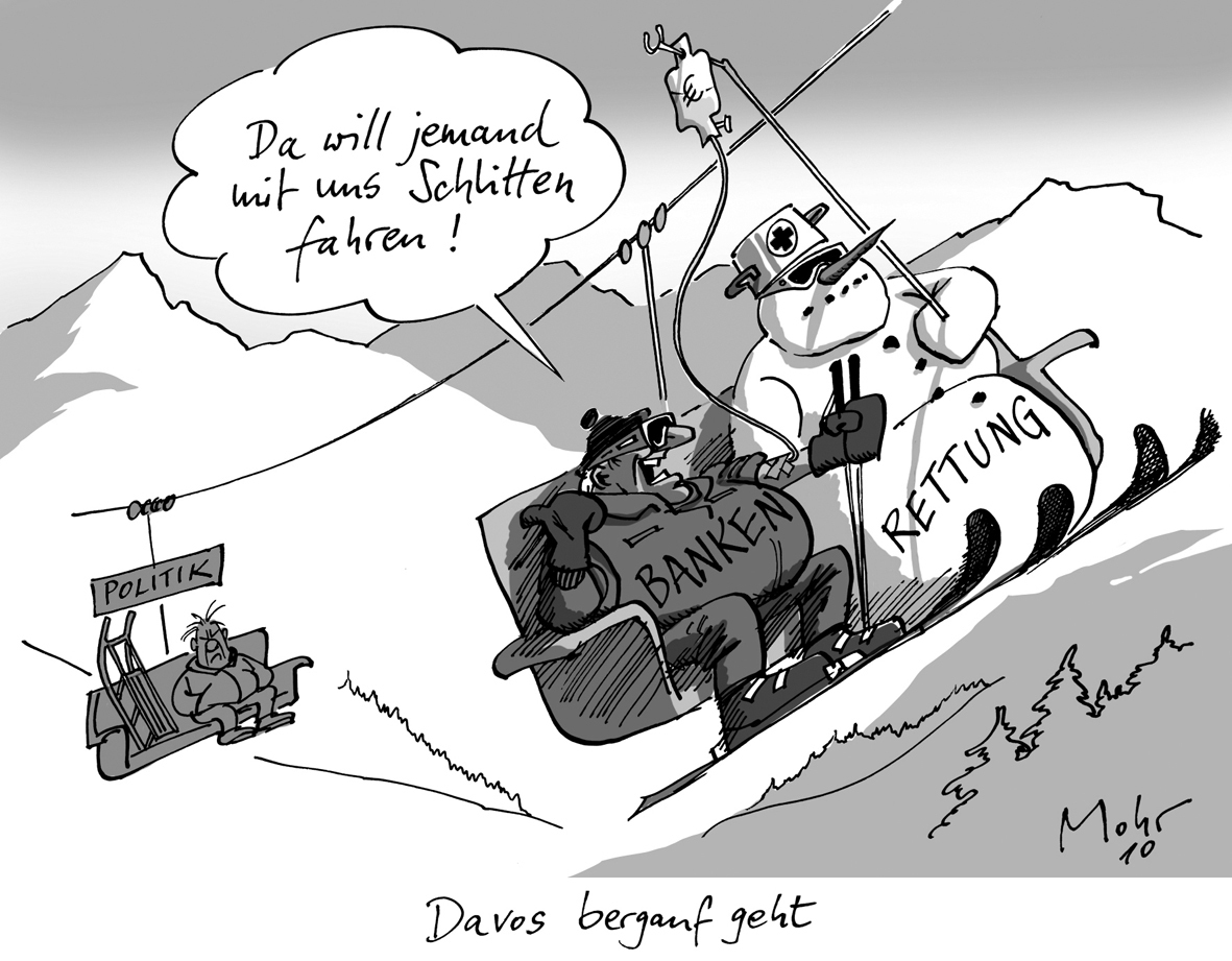 Davos bergauf geht