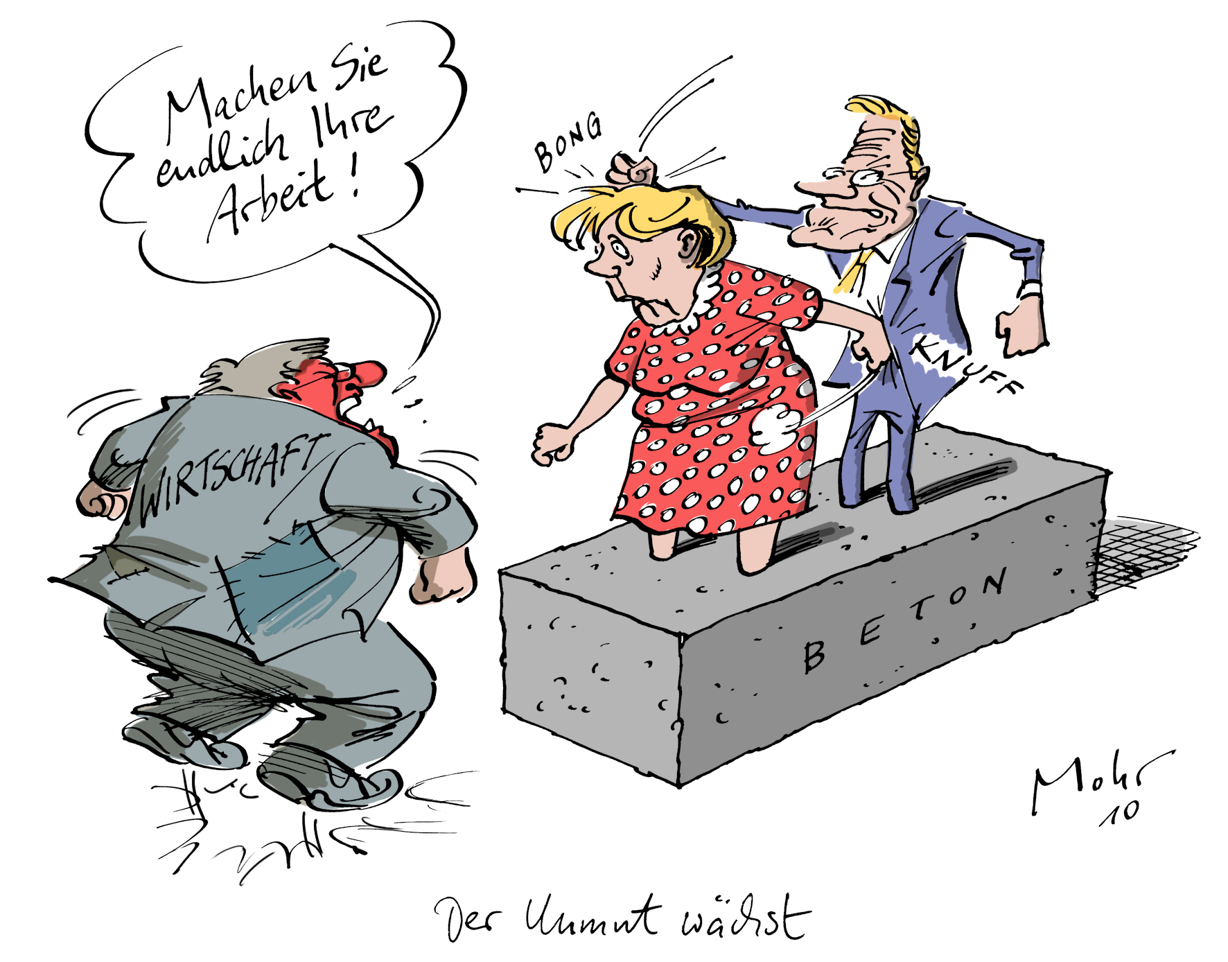 Der Unmut wächst.