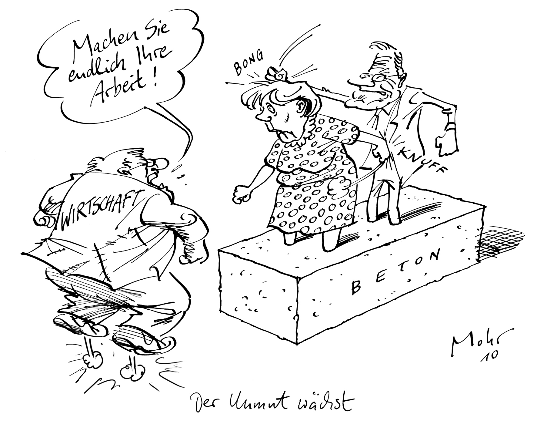 Der Unmut wächst.