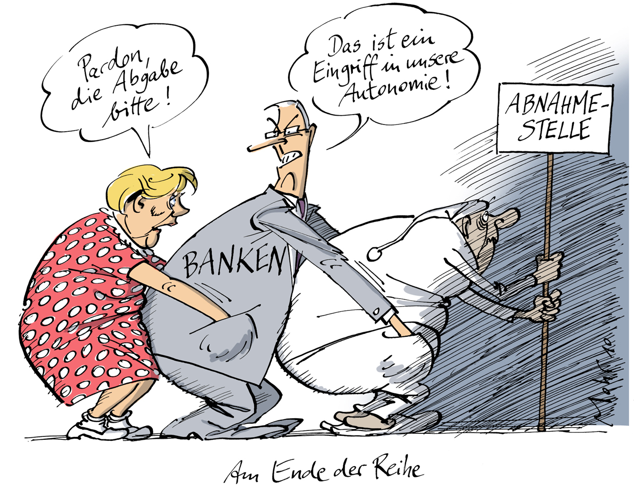 Am Ende der Reihe
