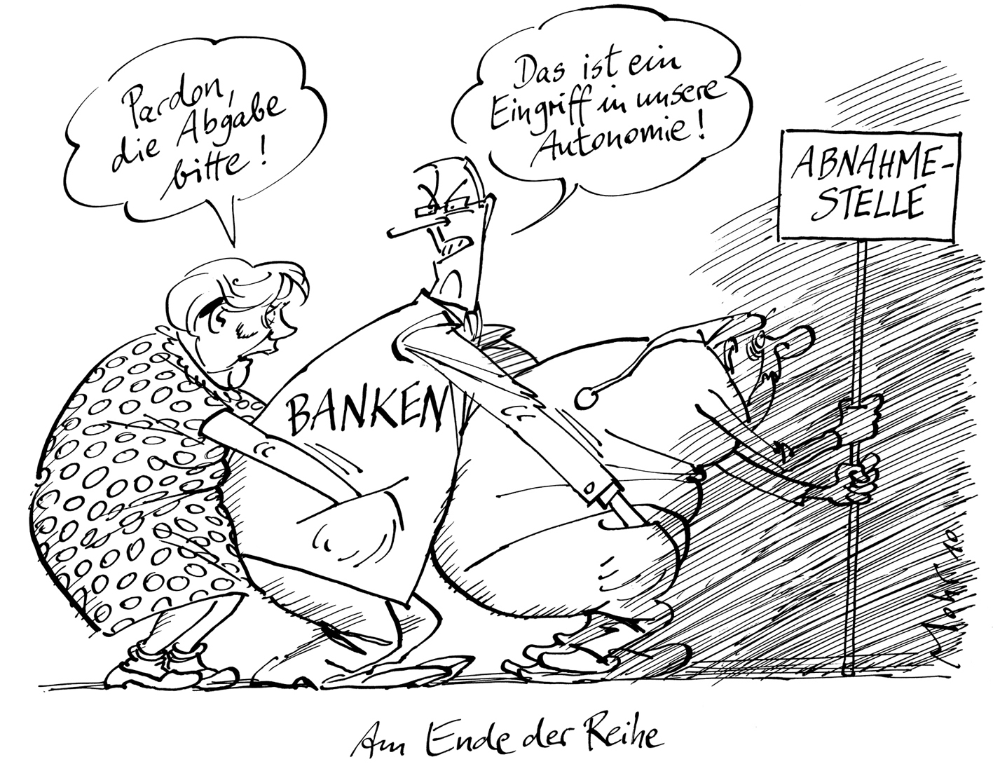 Am Ende der Reihe