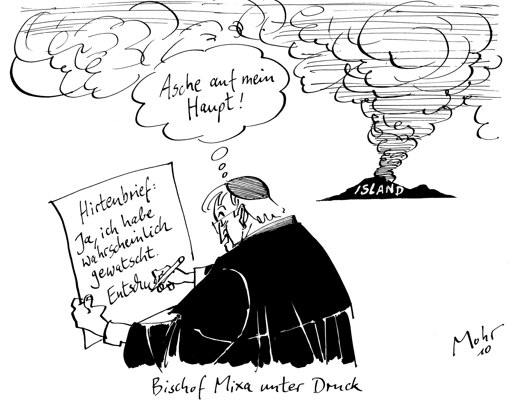 Bischof Mixa unter Druck
