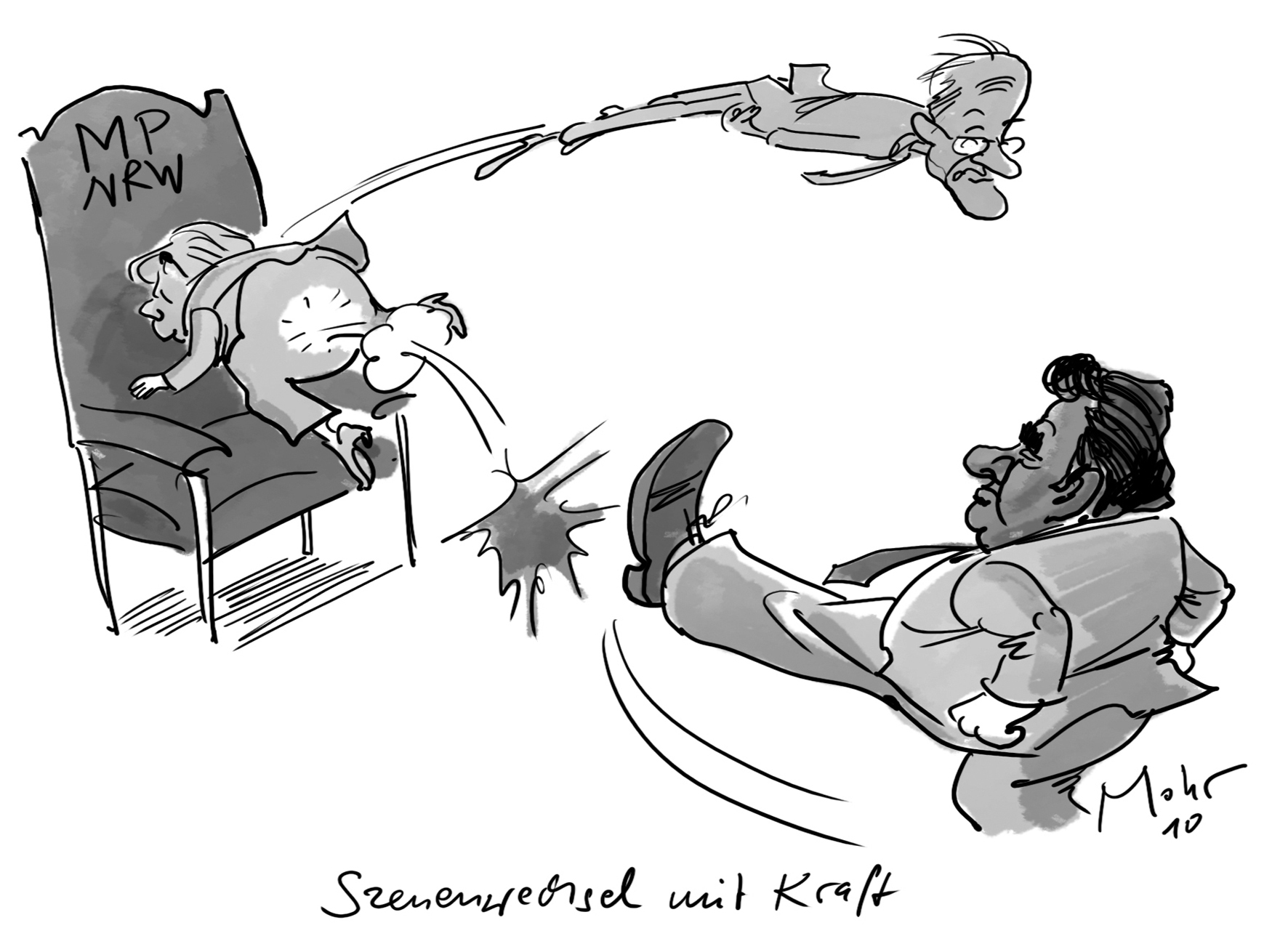 Szenenwechsel mit Kraft