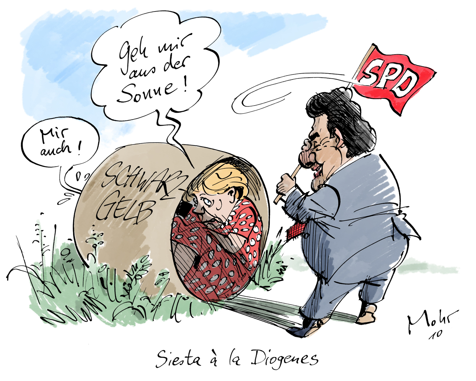 Siesta à la Diogenes