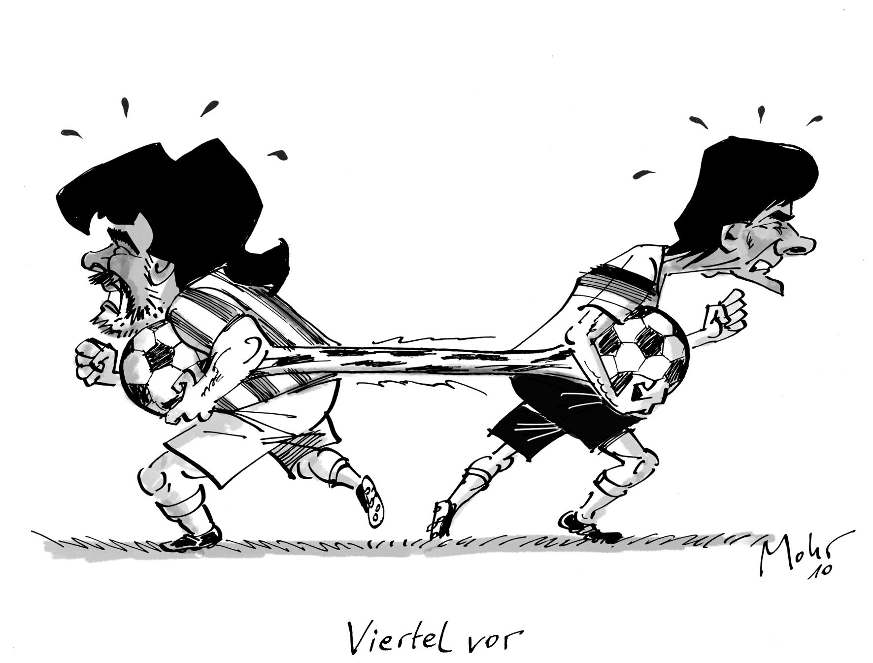 Viertel vor