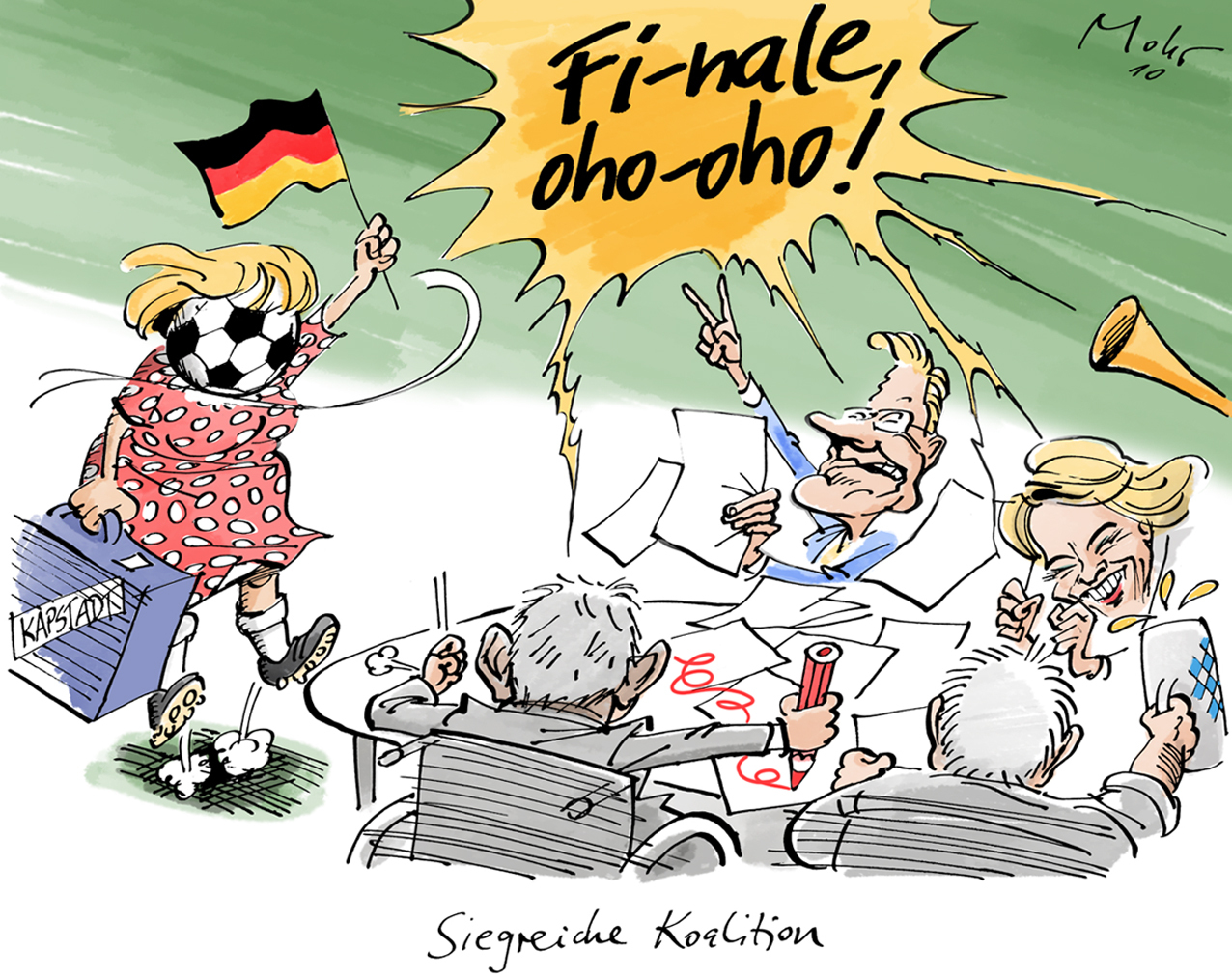 Siegreiche Koalition