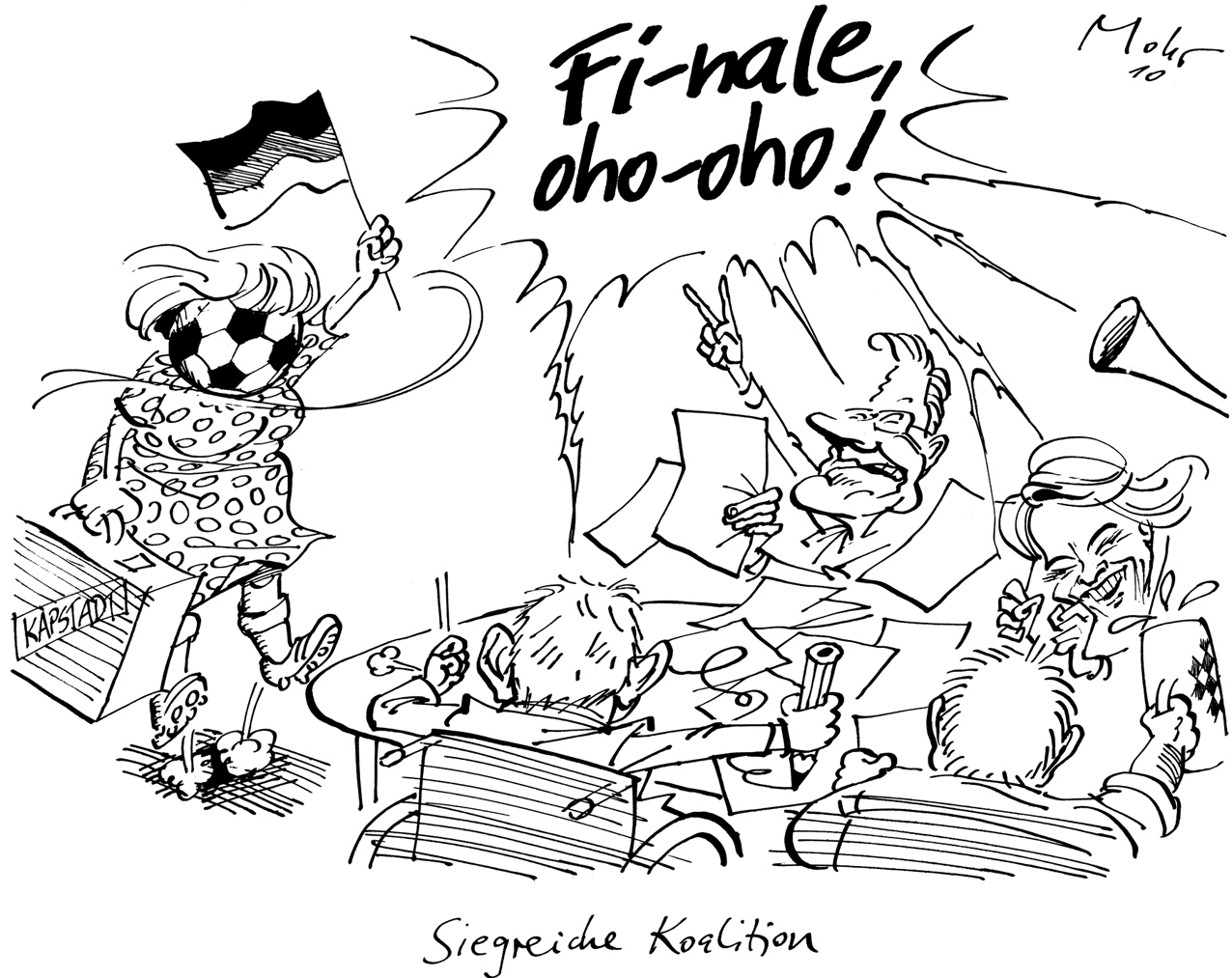 Siegreiche Koalition