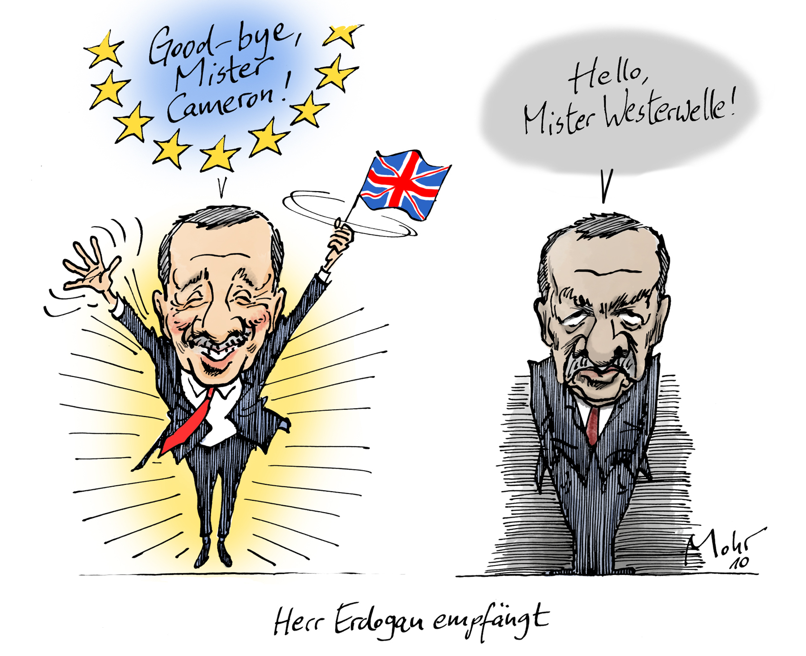 Herr Erdogan empfängt