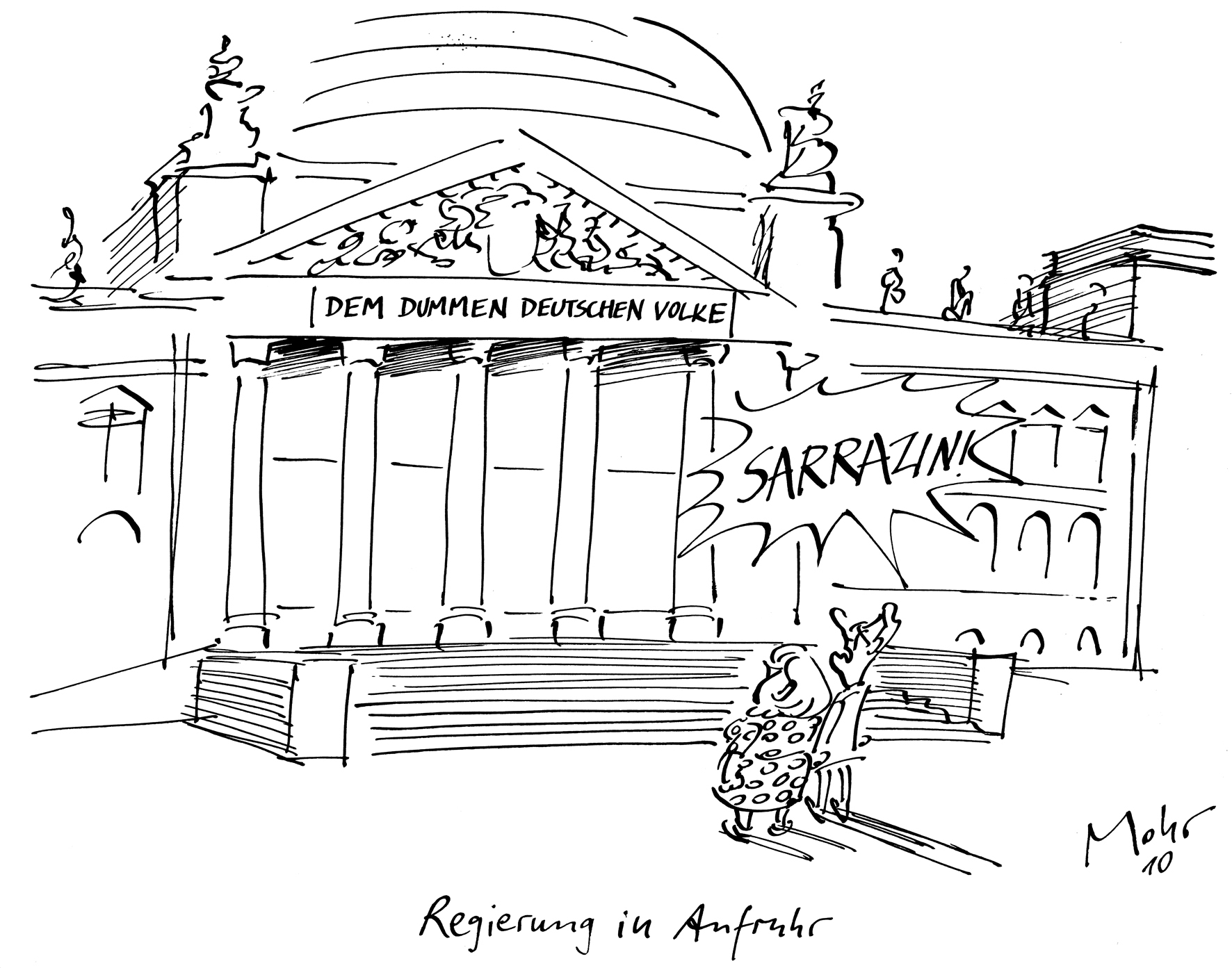 Regierung in Aufruhr