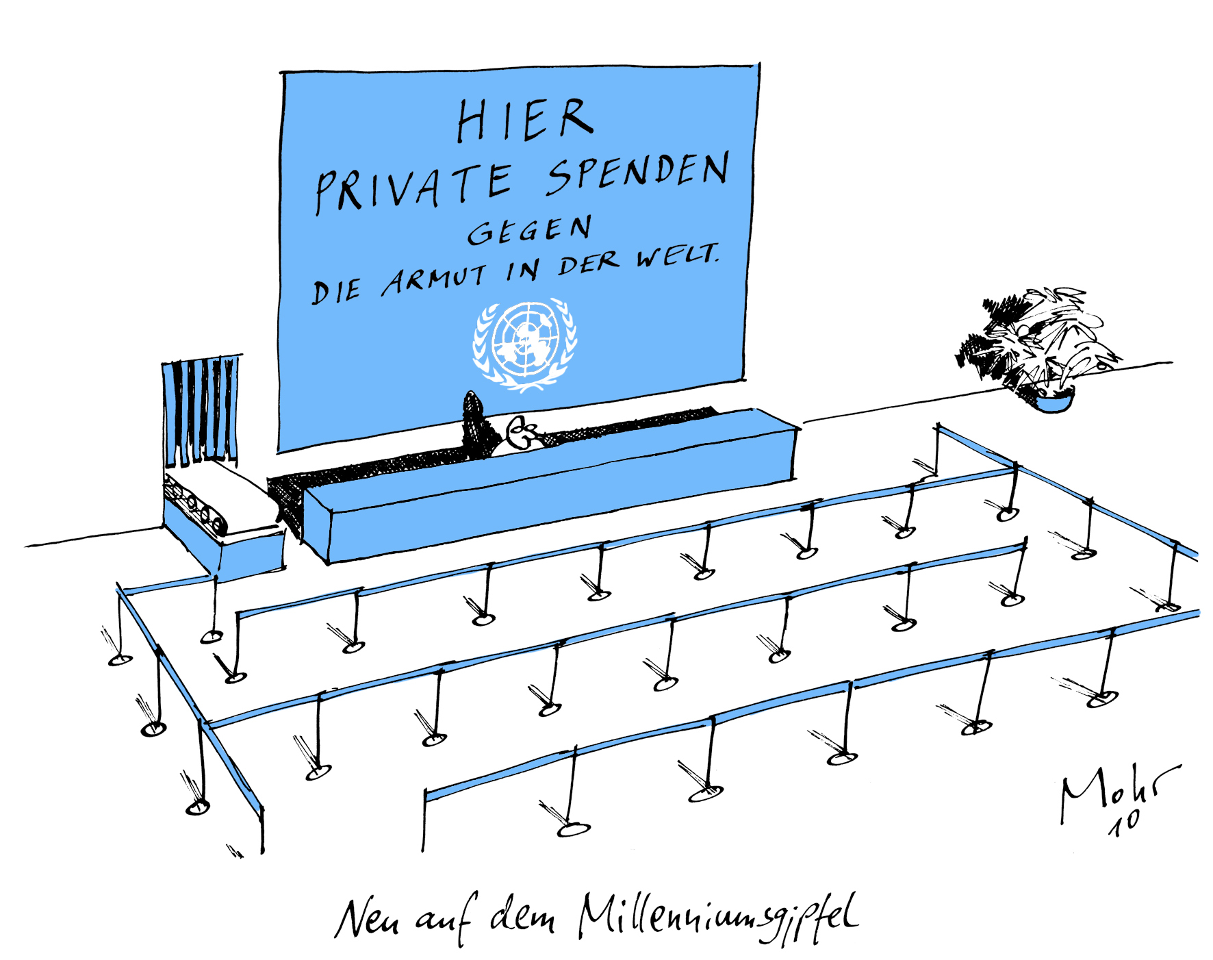 Neu auf dem Millenniumsgipfel