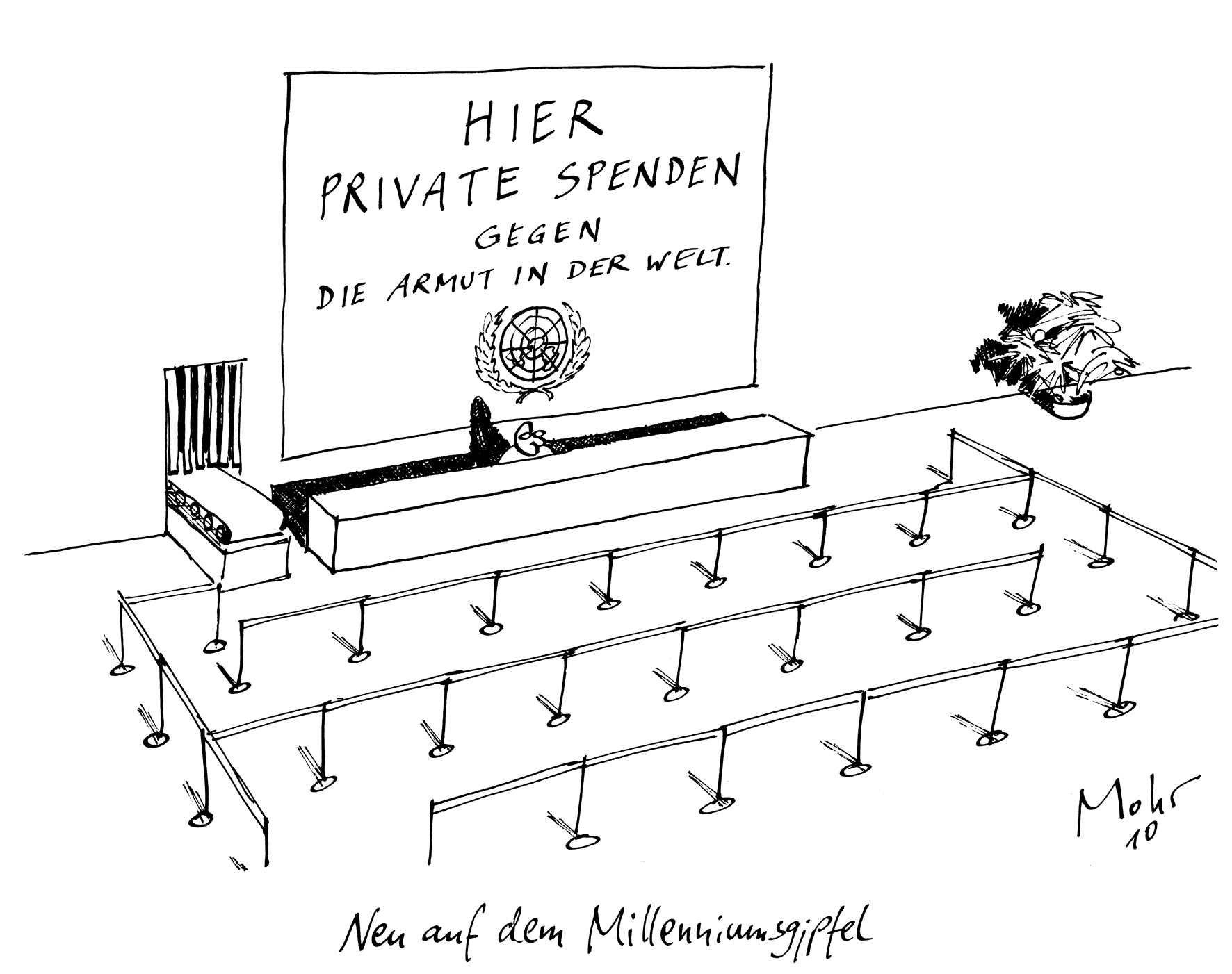 Neu auf dem Millenniumsgipfel