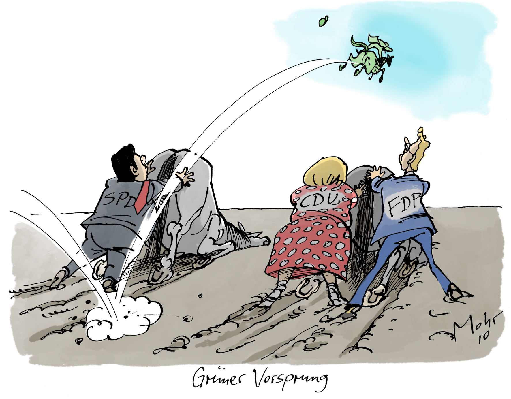 Grüner Vorsprung