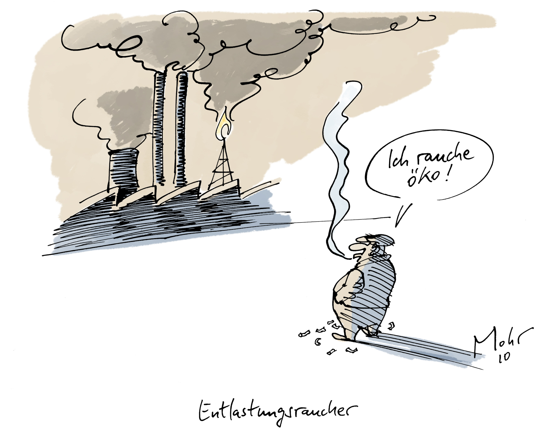 Entlastungsraucher