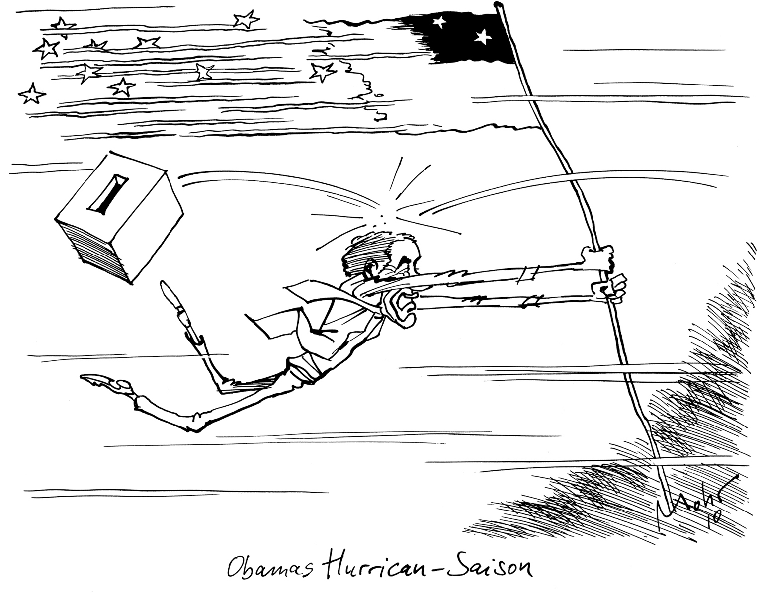Obamas Hurrican-Saison