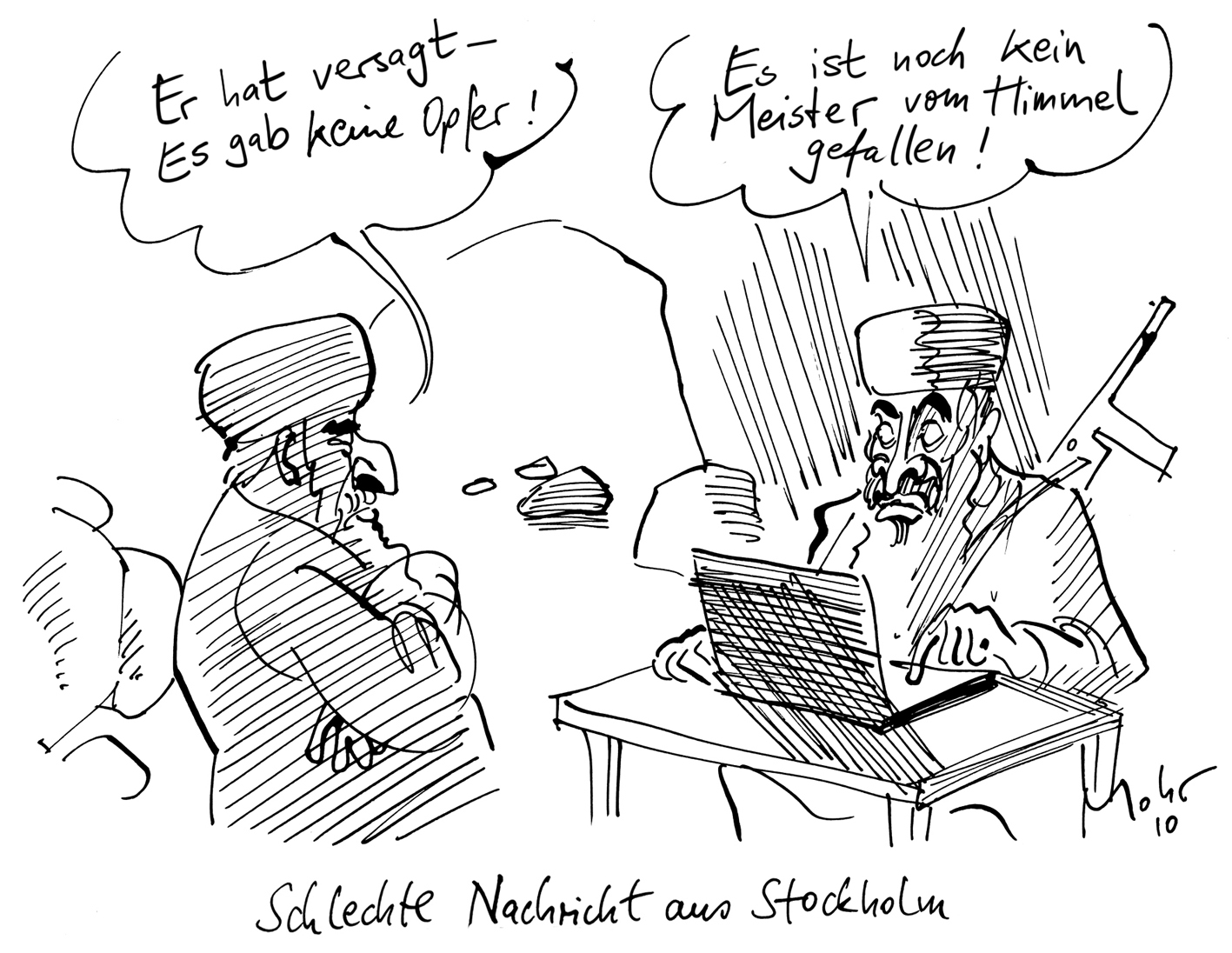 Schlechte Nachricht aus Stockholm