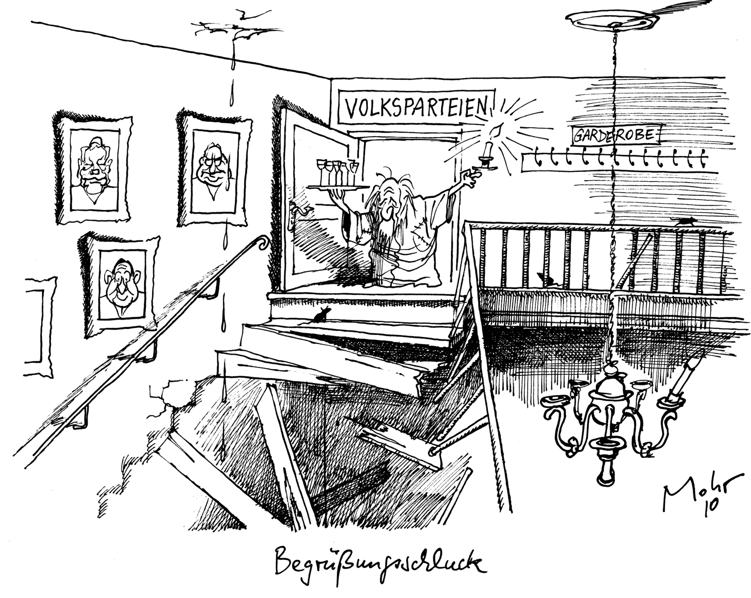 Begrüßungsschluck