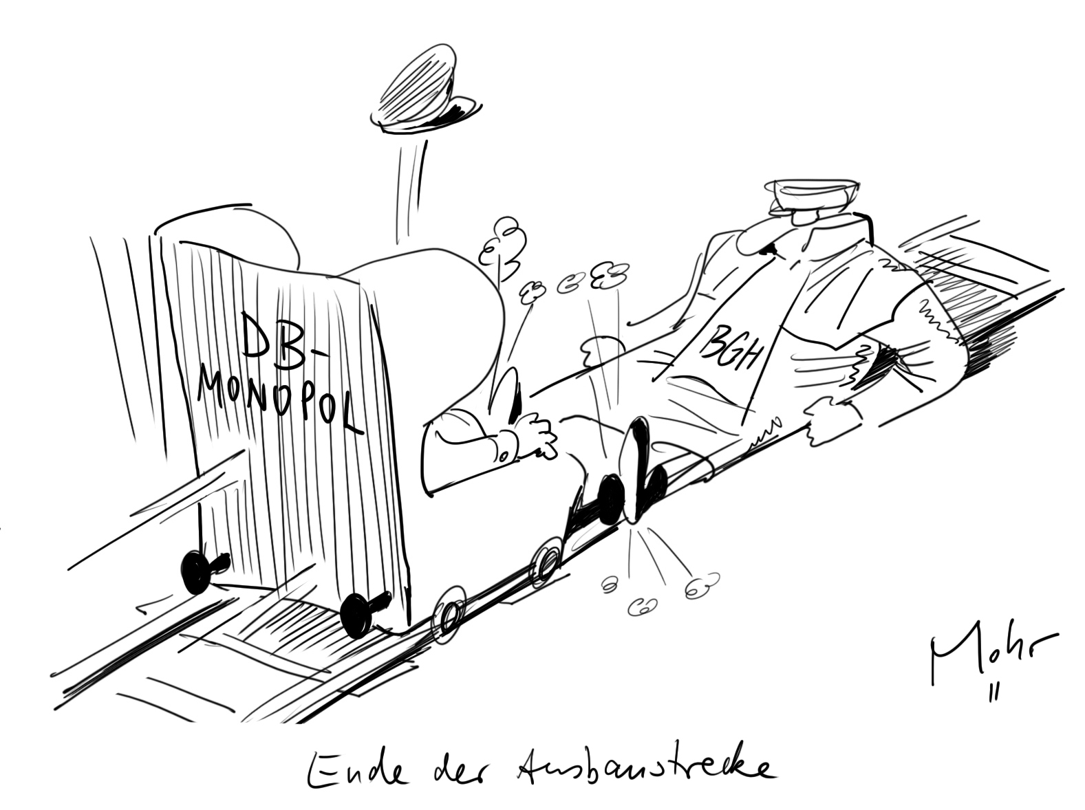 Ende der Ausbaustrecke