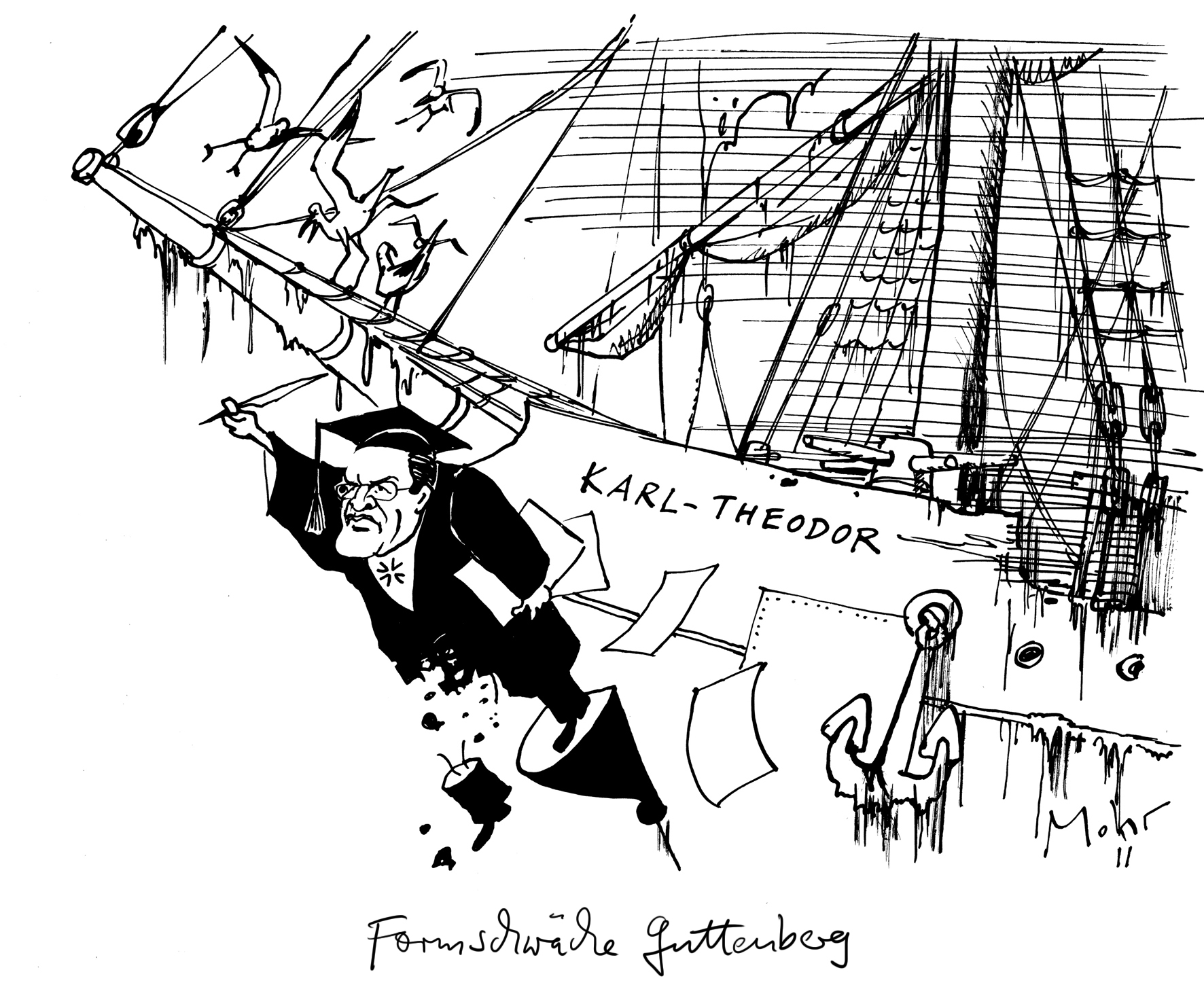 Formschwäche Guttenberg