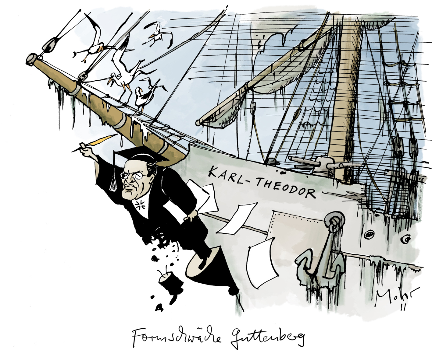 Formschwäche Guttenberg