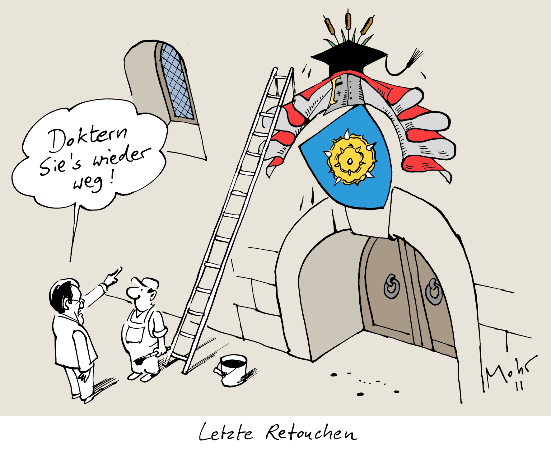 Letzte Retouchen
