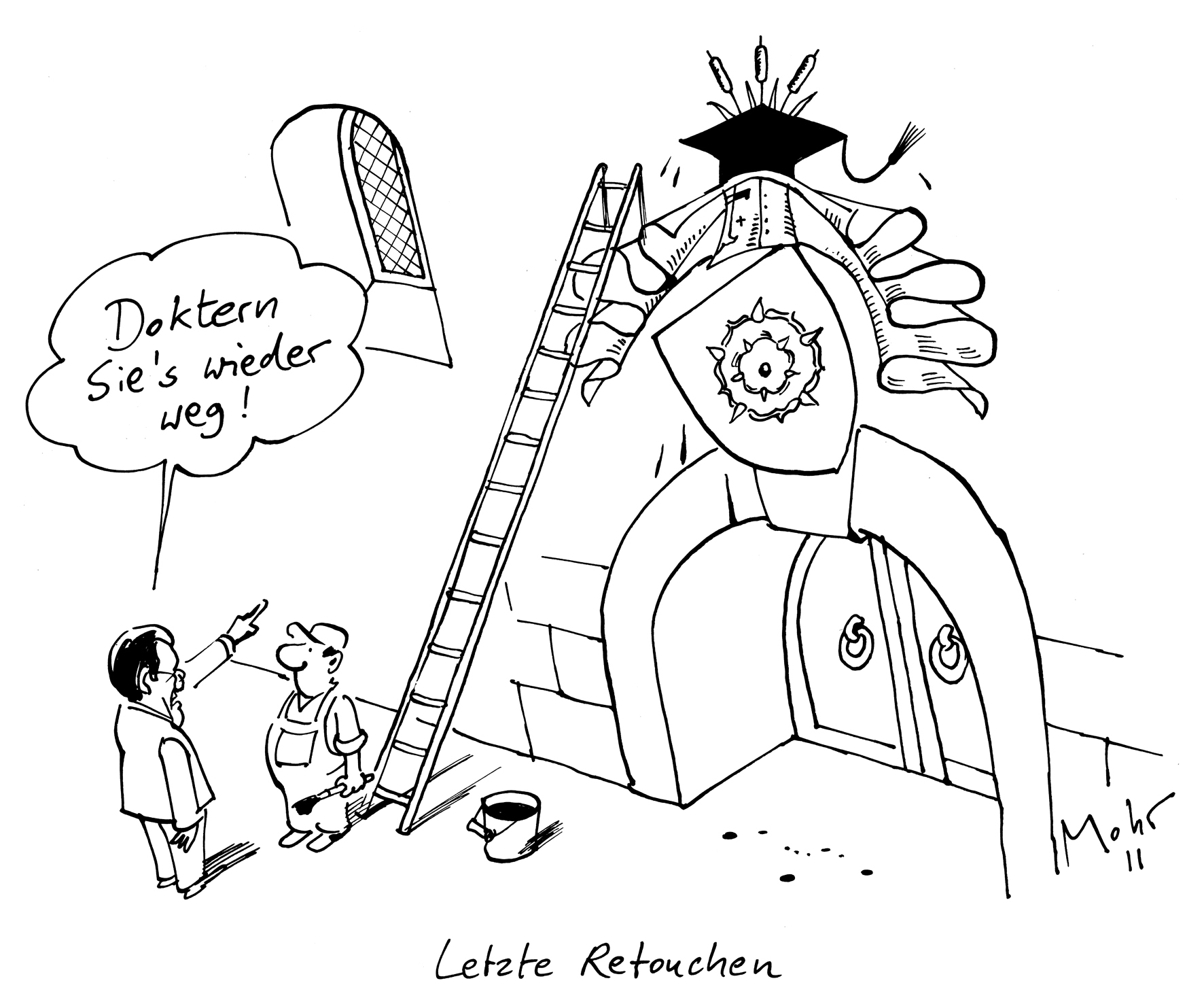 Letzte Retouchen
