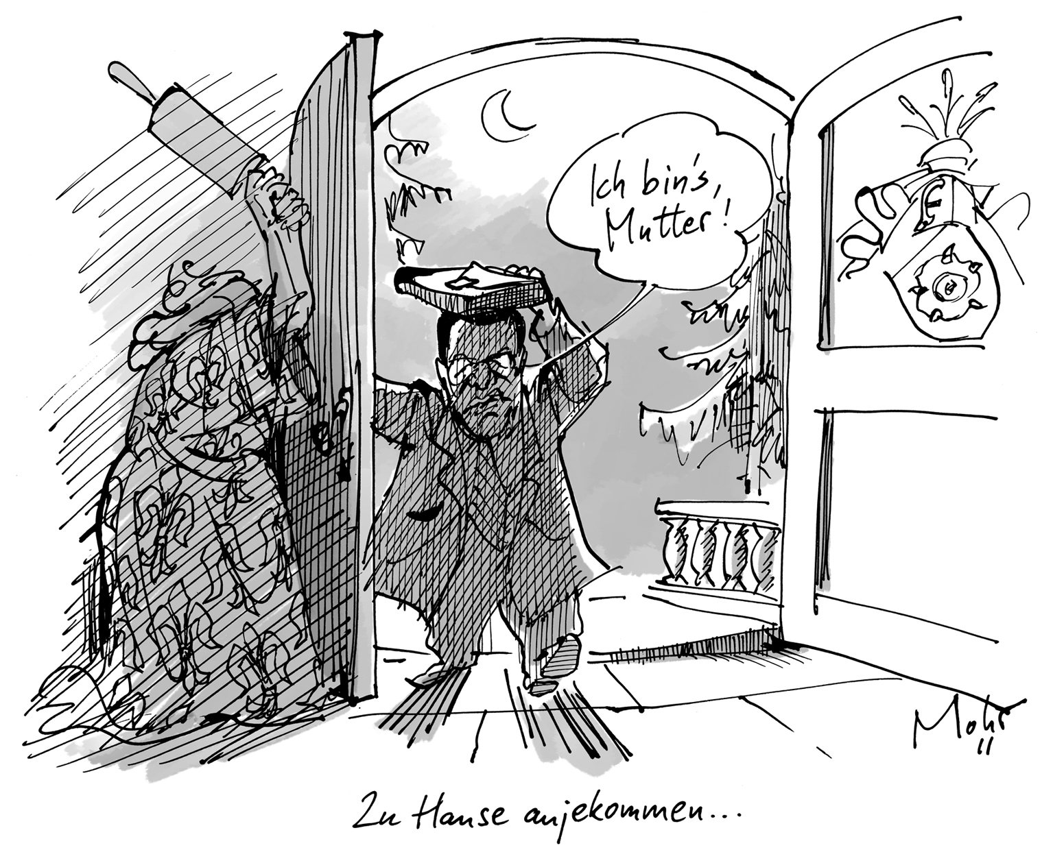 Zu Hause anjekommen...