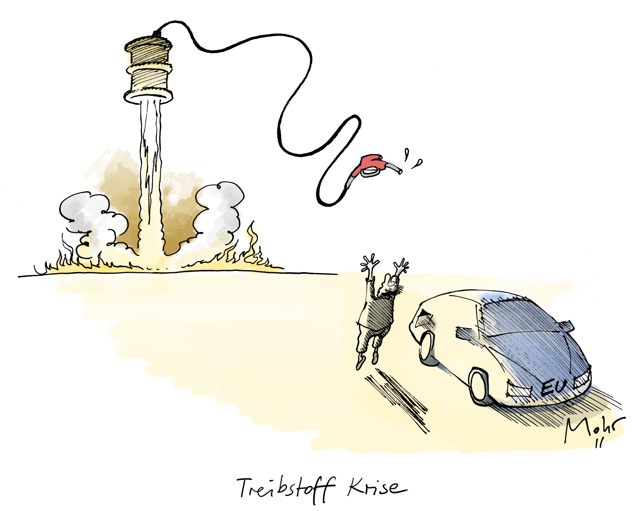 Treibstoff Krise