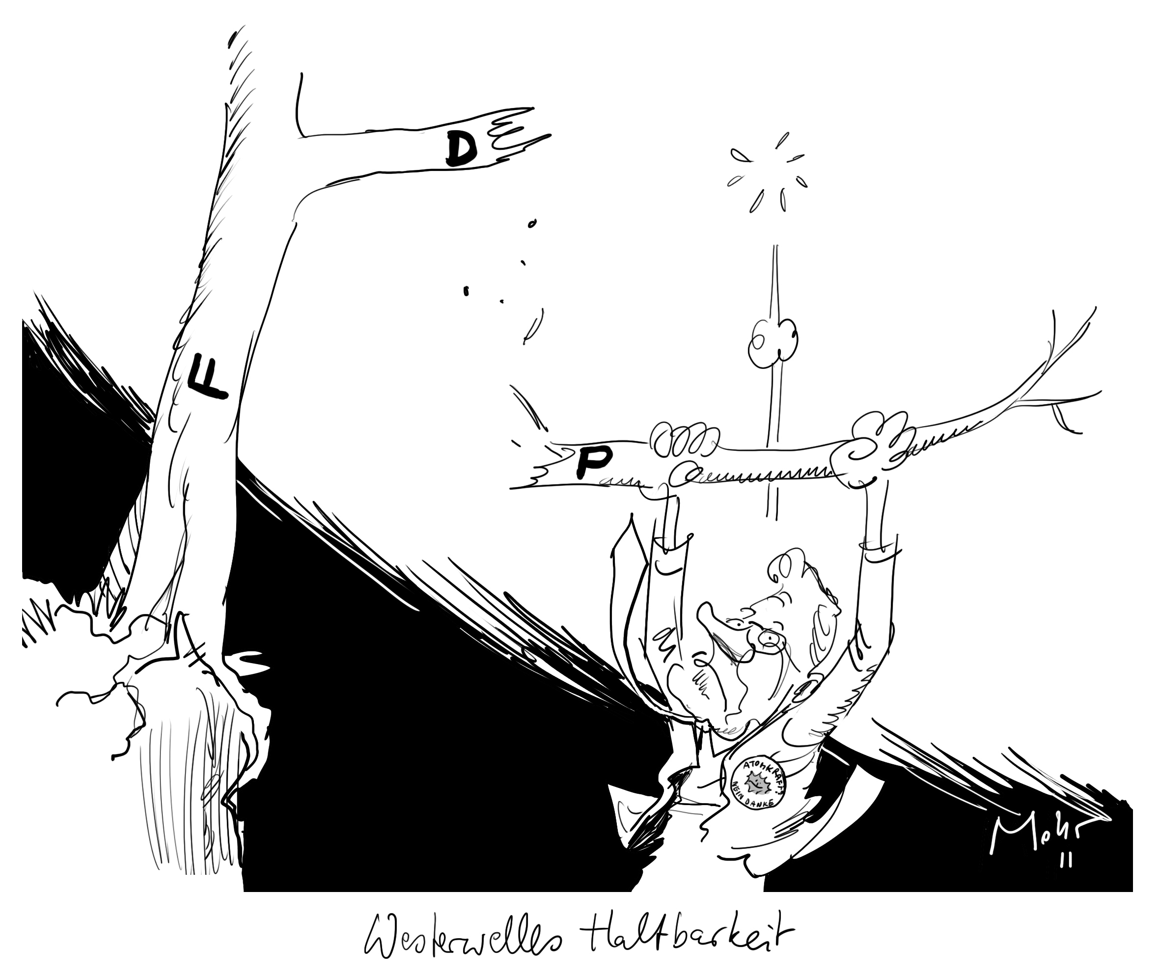 Westerwelles Haltbarkeit