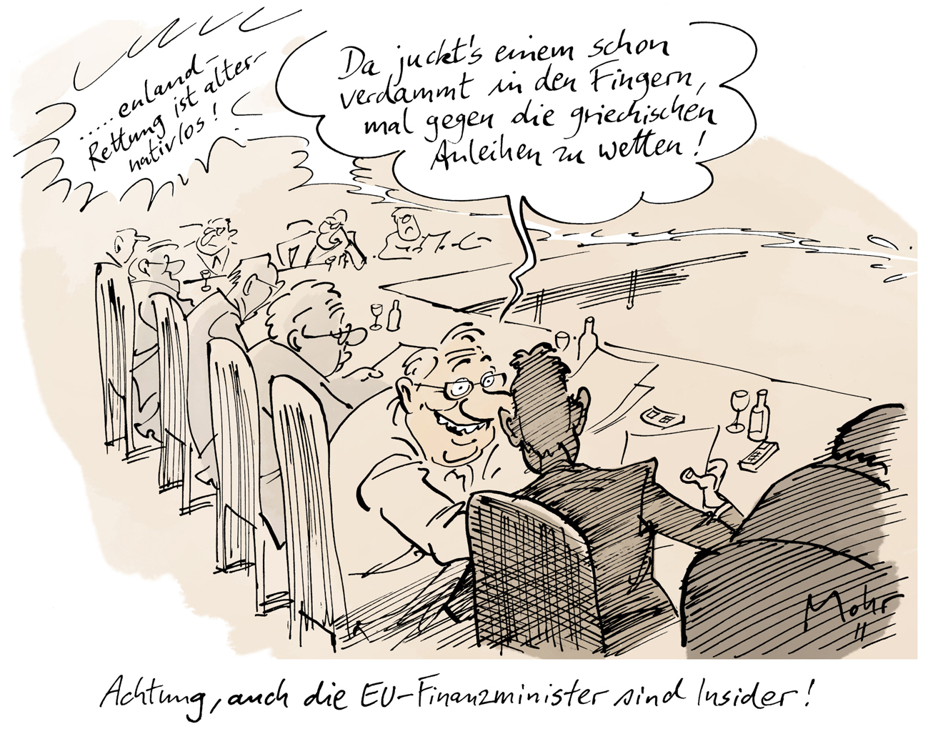 Achtung, auch die EU-Finanzminister sind Insider!