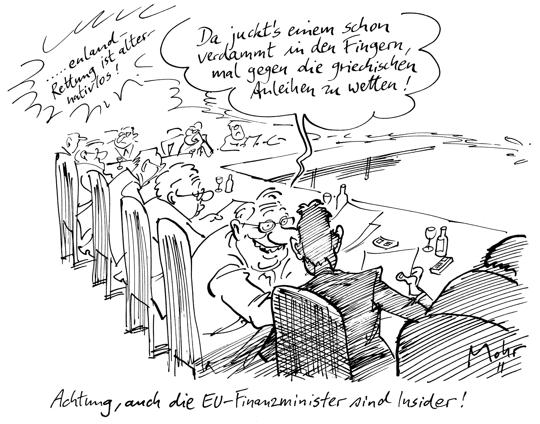 Achtung, auch die EU-Finanzminister sind Insider!